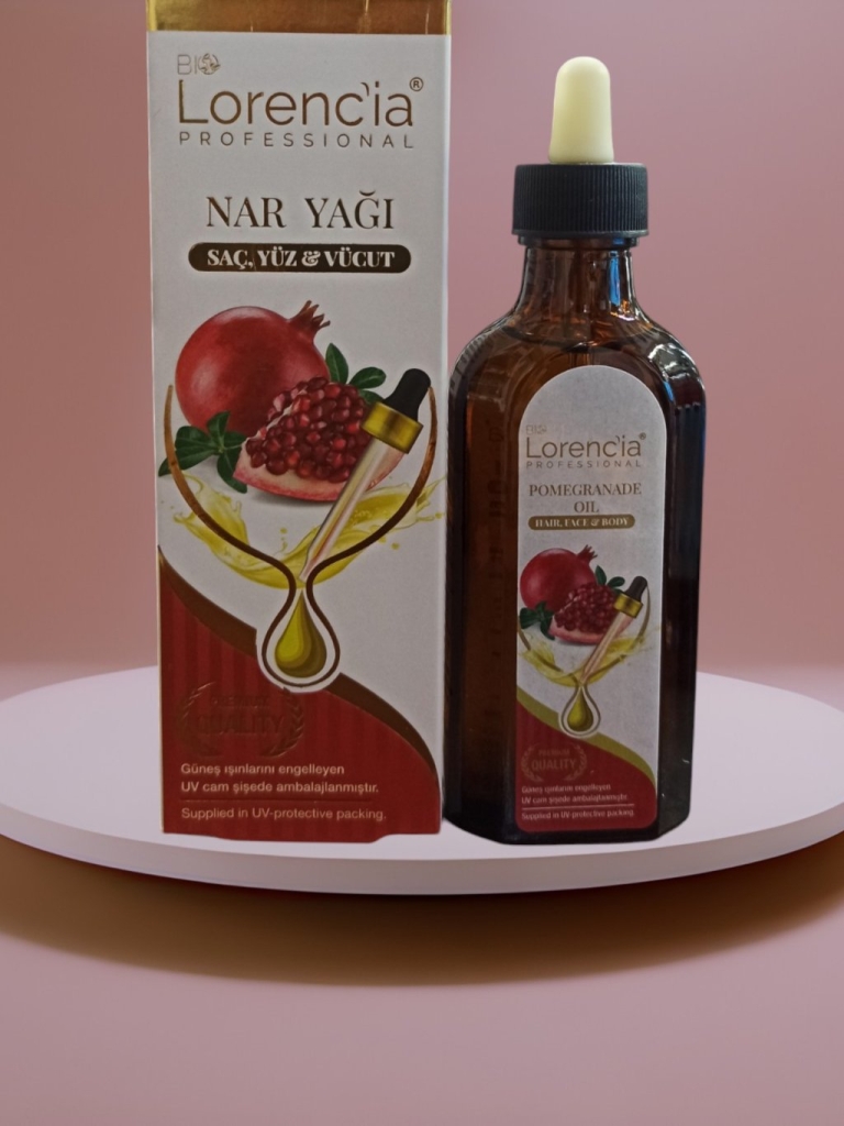 Lorencia Nar Yağı - Saç, Yüz, Vücut 100 ml