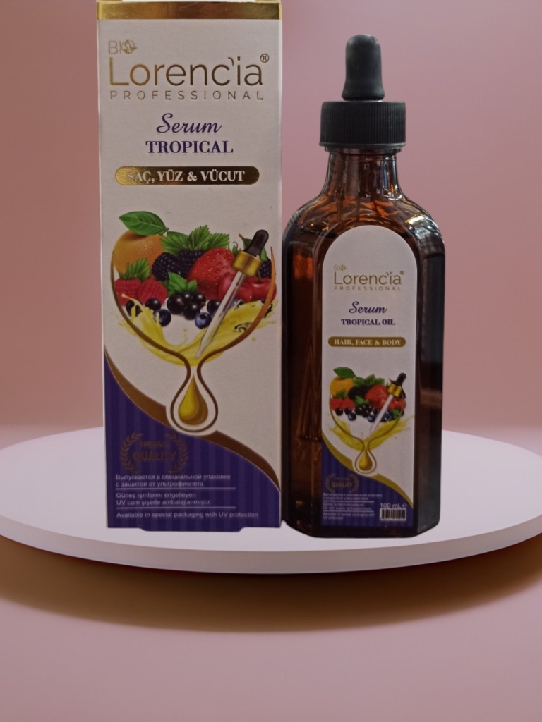 Lorencia Tropical Yağ - Saç, Yüz, Vücut 100 ml